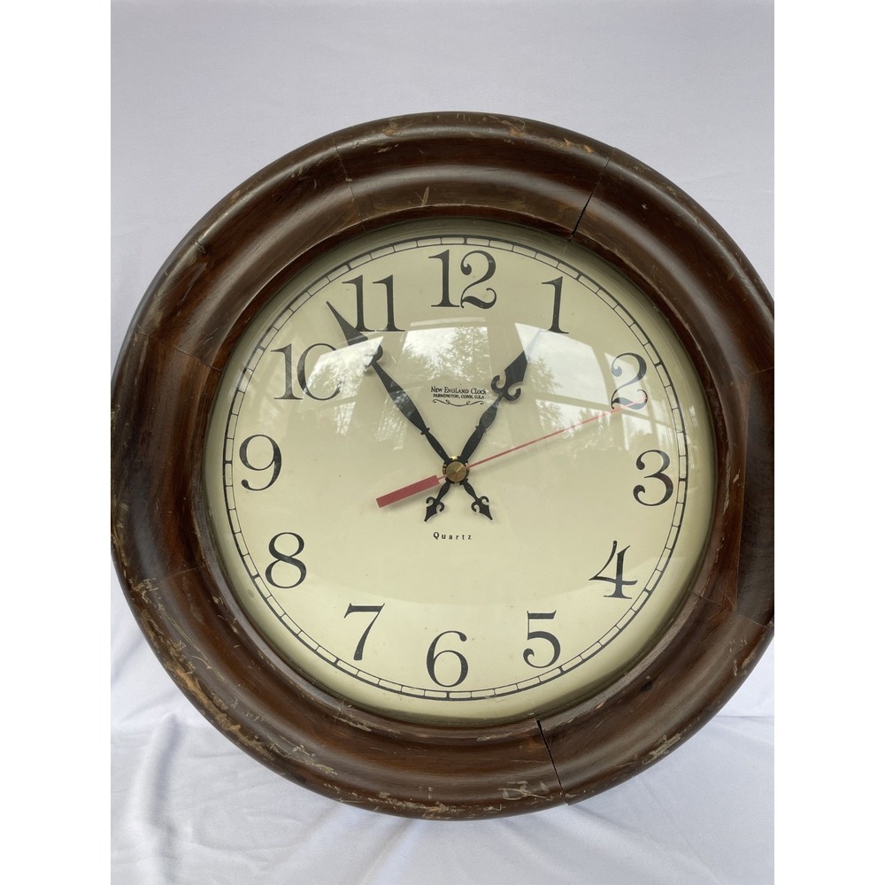 New England Clock Company wall round NOT WORKING